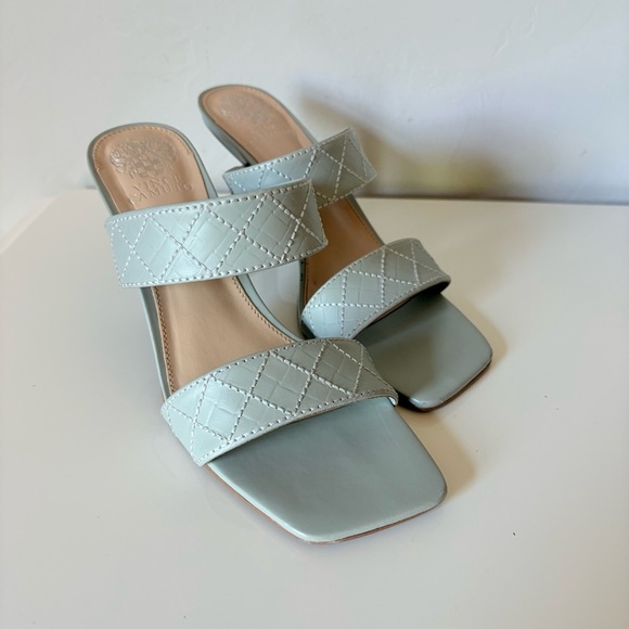 Vince Camuto Women’s Mint Green Presetta Heel Sandals - Picture 3 of 12